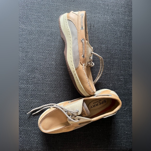 Sperry Men's Brown and Tan Boat Shoes - Picture 1 of 4